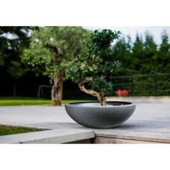 Krukker & Plantebeholdere^EDA Graphit handfat Kanna Ø 59 cm - 39 L - Antracitgrå
