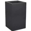 Clearance EDA Graphit Up Fyrkantig blomlåda - 36 L - 29.5 x 29.5 cm x 49.5 cm - Charcoal Grey Krukker & Plantebeholdere