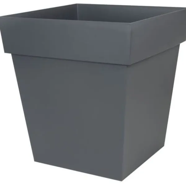 Krukker & Plantebeholdere^EDA Toscana fyrkantig kruka - 50 cm - 87 L - Antracitgrå