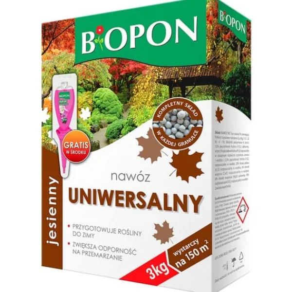 Best EFTERÅRSGØDNING. UNIVERSALGRANULAT, PAP MED HÅNDTAG, 3 KG - BR BIO-1079 Gødningsmidler