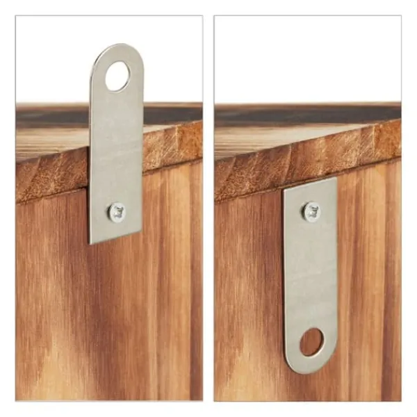 Discount Egern Foderbræt, Træ, 17.5x14x25 cm Til Fugle & Småvildt