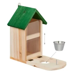Til Fugle & Småvildt^Egernfoderbræt, 28x17x28,5 cm, Natur, Grøn