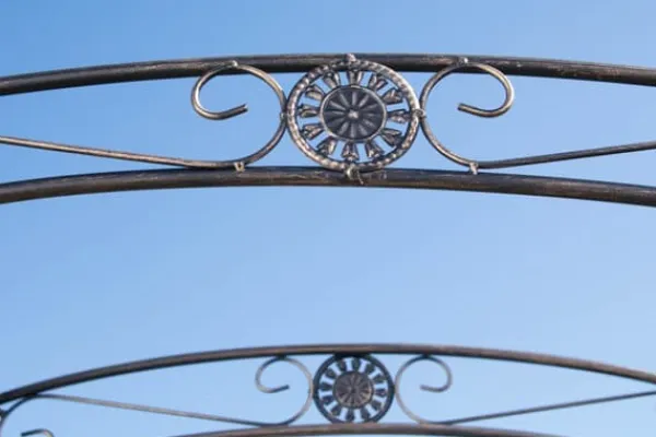 Buer, Spalier, Lysthuse Uden Tag^Eksklusiv Iron Rose Arch - Climbing Aid - Holdable & Elegant Design - Garden Accessory