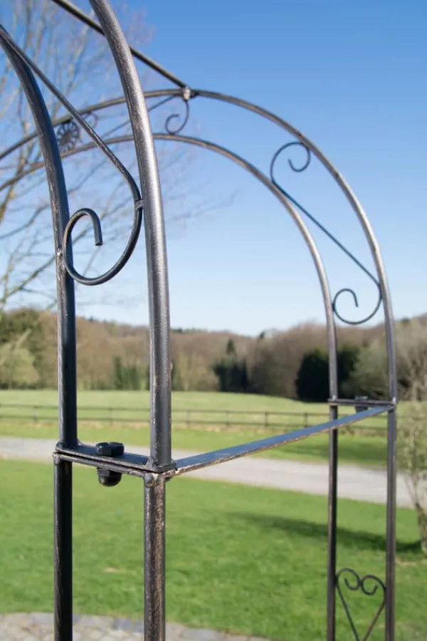 Buer, Spalier, Lysthuse Uden Tag^Eksklusiv Iron Rose Arch - Climbing Aid - Holdable & Elegant Design - Garden Accessory