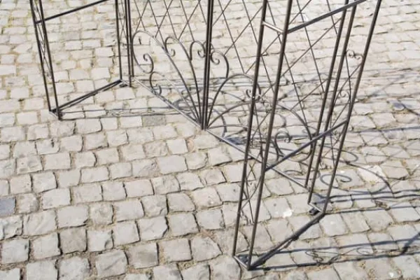 Buer, Spalier, Lysthuse Uden Tag^Eksklusiv Iron Rose Arch - Climbing Aid - Holdable & Elegant Design - Garden Accessory
