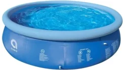 Best Ekstra Stor Oppustelig Pool med Filterpumpe, Overdækning og Tilbehør – 305 cm Diameter, 3618 L Kapacitet Pooler