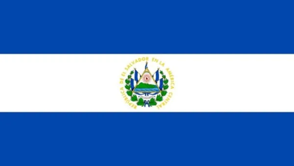 Flag & Vindposer^El Salvadors flag
