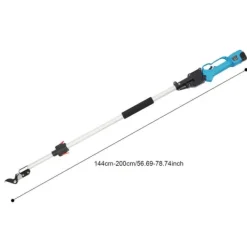 Sale Elektrisk beskæresaks - Batteridrevet grensaks - Børsteløs motor 500 W - Skærer op til 25 mm - SK5-stålblad - 2 batterier - Blå Haveværktøj