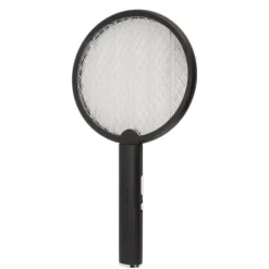 Fluesmækkere^Elektrisk Bug Swatter USB Opladning Rund Flue Killer til Courtyard Kitchen Sort