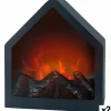 Hot Elektrisk dekorationspejs til væggen Ambients 20 x 23 x 14 cm (2 enheder) Pejse