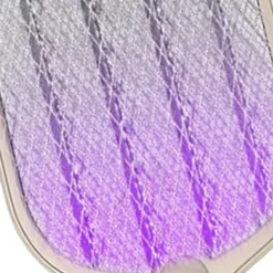 Fluesmækkere^Elektrisk 2-i-1 USB genopladelig fluesmækker med 3-lags mesh - hvid