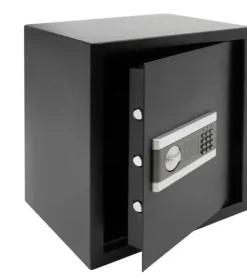 Discount Elektrisk sikkerhed, smart alarm, stor kapacitet,sort Pengeskabe