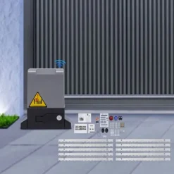 Hot Elektrisk skydeportsåbner - MD370/MD550/MD750 - 220V - 370–750 W - 6 m skinne - op til 800–1600 kg - Lysegul Skure, Garager & Carports
