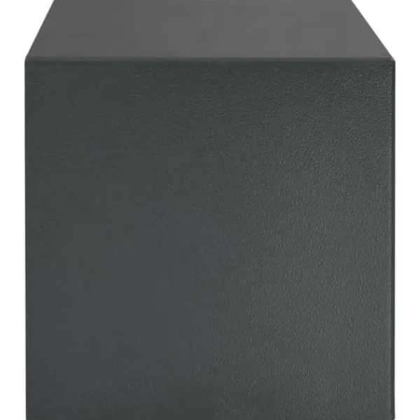 Pengeskabe^Elektronisk pengeskab med lås - Robust stål | Farve: Mørkegrå | Størrelse: 25x35x25 cm