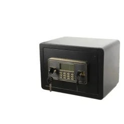 Best Elektronisk Sikkerhedsboks, Dobbelt Adgangssikkerhed, Alarmfunktion, Aftagelig Hylde Pengeskabe