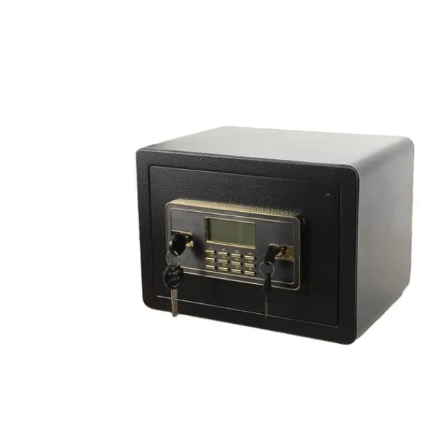 Best Elektronisk Sikkerhedsboks, Dobbelt Adgangssikkerhed, Alarmfunktion, Aftagelig Hylde Pengeskabe