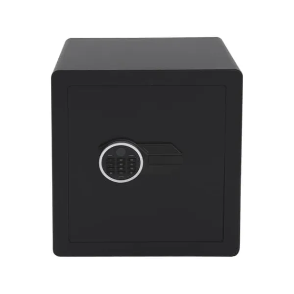 Pengeskabe^Elektronisk sikkerhedsskab, kombinationslås, holdbart design,sort