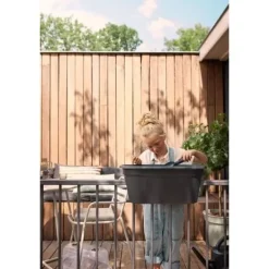 Kit Til Plante- & Urtedyrkning^ELHO - Gb Balkonsæt De Cult 55 - Living Black - L 55 x B 28,5 x H 25 cm - Balkon - 100% genbrugt