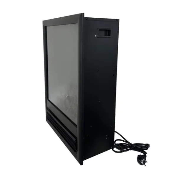 Hot Elski el-indbygningsovn - humørovn - 1300 Watt varme - plug and play - fjernbetjening Pejse