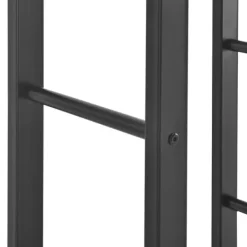 Hot ® Brændeholder - brændestativ - 80x150x25cm - stål - sort Tilbehør Til Brændeovne & Pejse