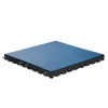 Havedekorationer^EPDM gummiflise - Blå - 50x50 cm – 55mm - Inkl. stifter