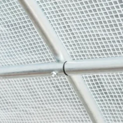 Erstatningsfolie 600x300x200 cm, frontdør & 12 vinduer, rivestærk UV-PE – drivhustunnel, hvid Drivhus