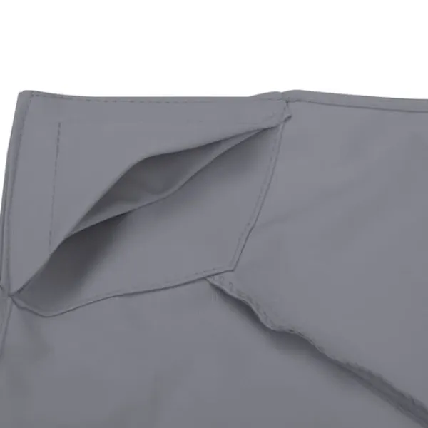 Outlet Erstatningstag 3x3 m til metalpavillon, vejrbestandigt polyester, mørkegrå Telte & Lysthuse
