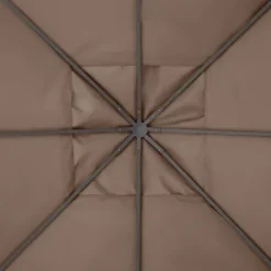 Telte & Lysthuse^Erstatningstag 2,93x2,93 m til pavillon, polyester, kaffe