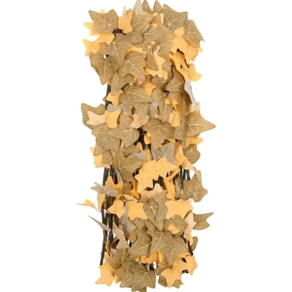 Espalier med kunstige ahornblade - Udvidelig | Farve: Orange | Størrelse: 180x60 cm Buer, Spalier, Lysthuse Uden Tag