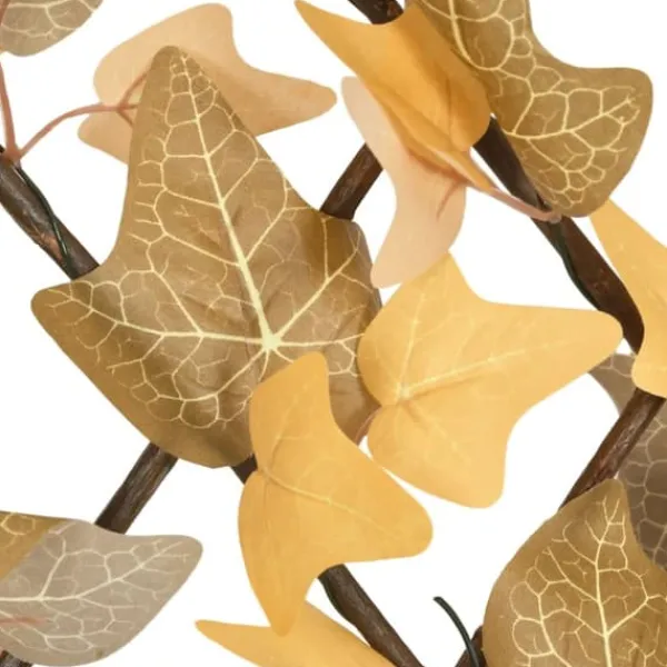 Buer, Spalier, Lysthuse Uden Tag^Espalier med kunstige ahornblade - 5 stk. | Størrelse: 180x30 cm | Farve: Orange