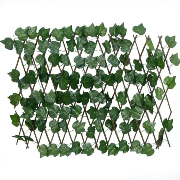 Buer, Spalier, Lysthuse Uden Tag^Espalier med kunstige vinblade - Udvidelig grøn | Størrelse: 190x60 cm