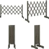 Buer, Spalier, Lysthuse Uden Tag^Espalier til haven 120x60 cm massivt fyrretræ grå - Espalier - Espalierer - Home & Living