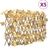 Online Espalierer med kunstige ahornblade - Hegn til haven | Størrelse: 180x60 cm | Farve: Orange Buer, Spalier, Lysthuse Uden Tag