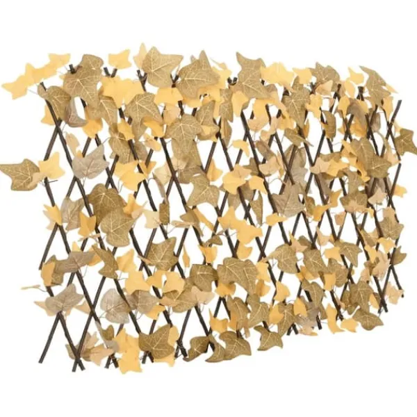 Online Espalierer med kunstige ahornblade - Hegn til haven | Størrelse: 180x60 cm | Farve: Orange Buer, Spalier, Lysthuse Uden Tag
