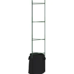 New Espalierer med planteposer - Justerbare tomatstativer | Størrelse: 154 cm | Materiale: Stål og PP | Antal: 6 stk. Krukker & Plantebeholdere