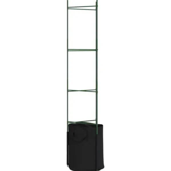 New Espalierer med planteposer - Justerbare tomatstativer | Størrelse: 154 cm | Materiale: Stål og PP | Antal: 6 stk. Krukker & Plantebeholdere