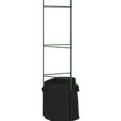 Clearance Espalierer med planteposer 4 stk - Justerbare tomatstativ i stål | Højde: 116 cm Kit Til Plante- & Urtedyrkning