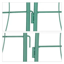Espalier-sæt, 150x103x2 cm, Grøn Buer, Spalier, Lysthuse Uden Tag
