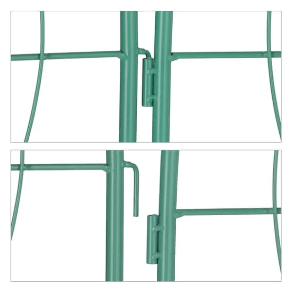 Espalier-sæt, 150x103x2 cm, Grøn Buer, Spalier, Lysthuse Uden Tag