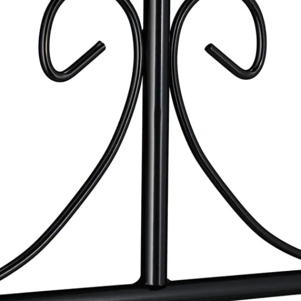 Buer, Spalier, Lysthuse Uden Tag^Espalier-sæt, 150x50x1,5 cm, Sort