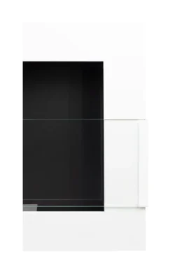 Pejse^Ethanol Bio pejs med glas Bio pejs Hængende Bio Ethanol Bio pejs 90 cm x 40 cm x 12 cm Hvid Glans Miljøvenlig Bio pejs