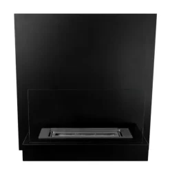 Pejse^Ethanol pejs Bio-pejs Hængende bio-pejs BORD Bioethanolbrænder 45 cm x 47 cm x 16,5 cm med glas kan bruges som skrivebræt økologisk pejs