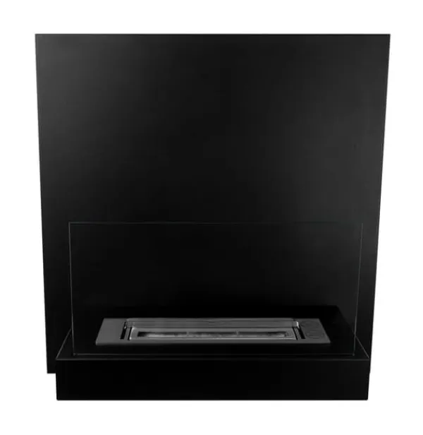 Pejse^Ethanol pejs Bio-pejs Hængende bio-pejs BORD Bioethanolbrænder 45 cm x 47 cm x 16,5 cm med glas kan bruges som skrivebræt økologisk pejs