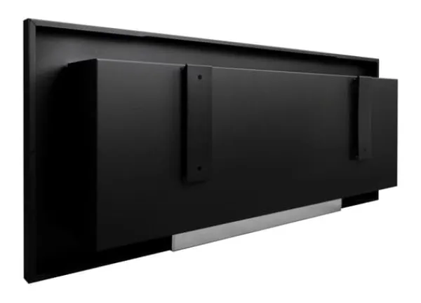 Clearance Ethanol pejs Pejs Bio-pejs Hængende biopejs sort med glas Bioethanolbrænder 90 cm x 40 cm x 12 cm økologisk pejs Pejse