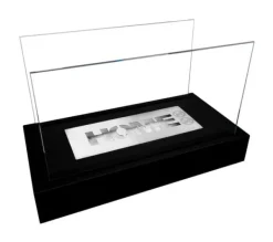 Outlet Ethanol pejs Pejs Bio-pejs Fritstående biopejs HOME Bioethanolbrænder 36 x 22 x 18 cm sort TÜV certifikat økologisk pejs Bio kedel Pejse