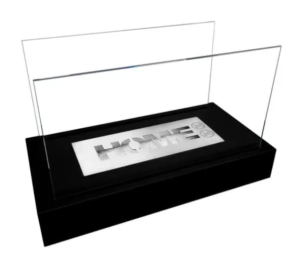 Outlet Ethanol pejs Pejs Bio-pejs Fritstående biopejs HOME Bioethanolbrænder 36 x 22 x 18 cm sort TÜV certifikat økologisk pejs Bio kedel Pejse