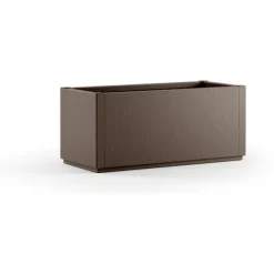 Krukker & Plantebeholdere^Ethica rektangulär blomlåda 80 cm taupe