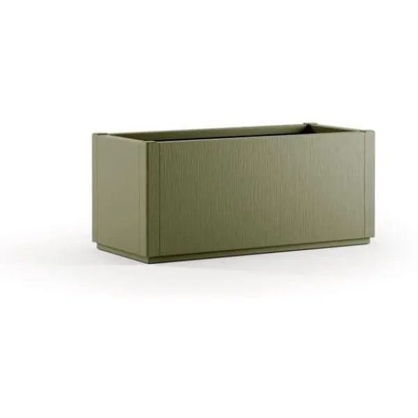 Best Ethica rektangulär blomlåda 80 cm grön Krukker & Plantebeholdere