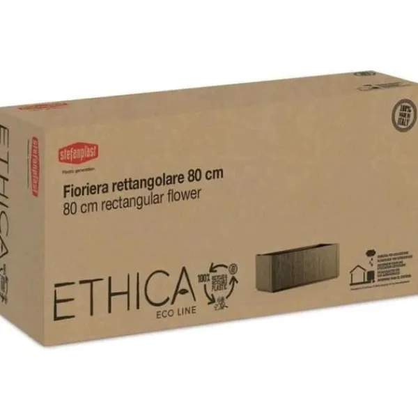 Best Ethica rektangulär blomlåda 80 cm grön Krukker & Plantebeholdere