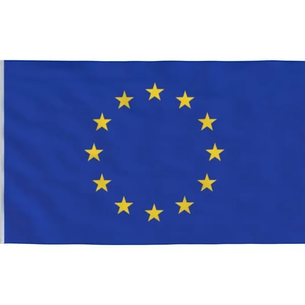 Hot Europaflag i holdbart polyester - Patriotisk dekoration | Størrelse: 90x150 cm Flag & Vindposer